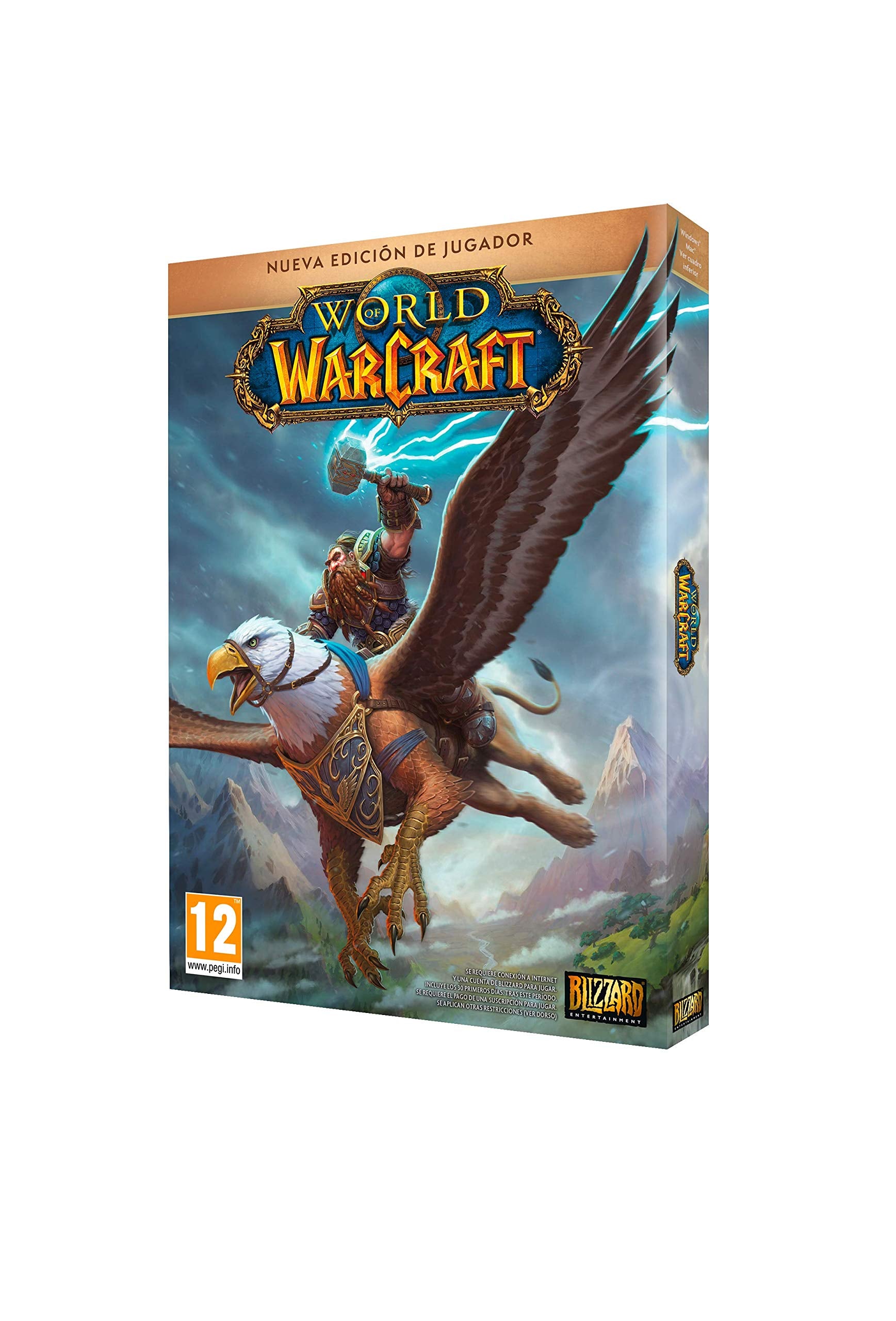 World of Warcraft New - Player Edition (ce jeu contient un code de téléchargement pour le contenu numérique) World of Warcraft New - Player Edition (ce jeu contient un code de téléchargement pour le contenu numérique)